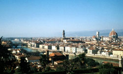 Blick ber Florenz