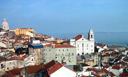 Blick ber Lissabon, Portugal